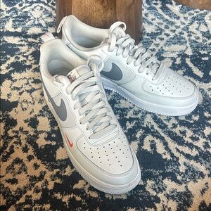 Nike White and Gray Athletic Shoes